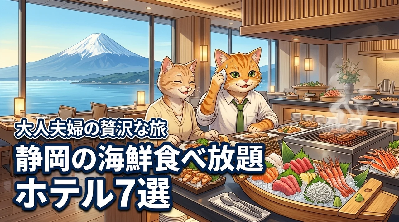 静岡の海鮮食べ放題ホテルならここ！大人夫婦が贅沢に満喫できる評判の宿7選