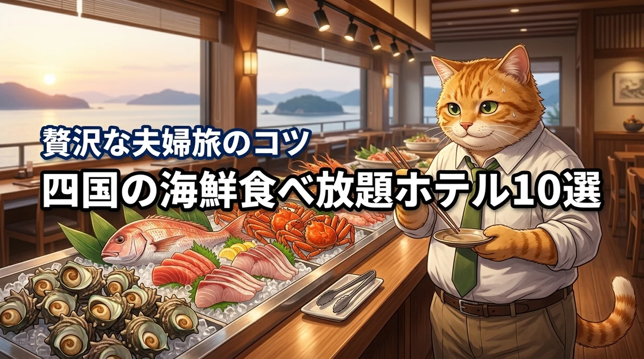 四国の海鮮食べ放題ができるホテル10選！夫婦旅で贅沢なひと時を過ごすコツ