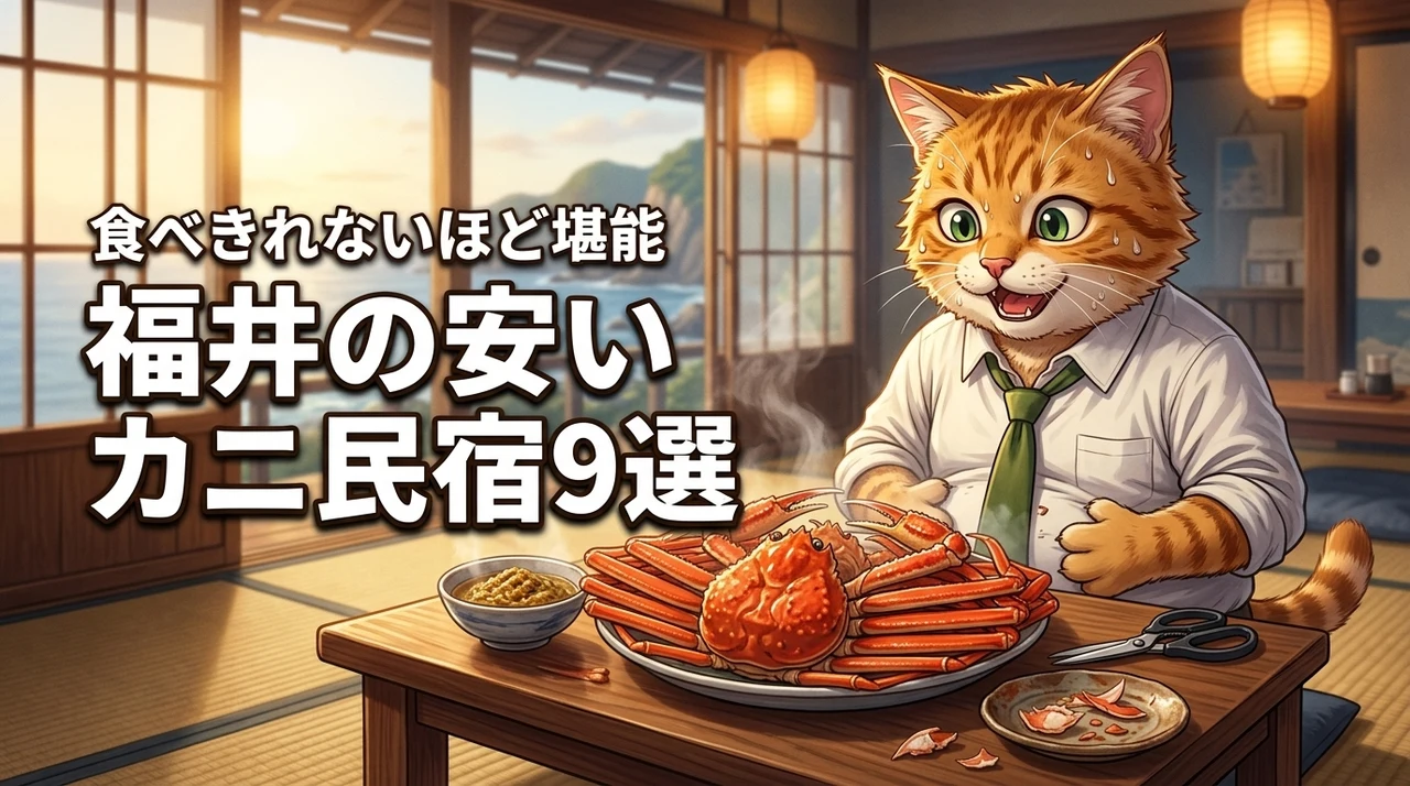 福井でカニが食べきれない！安い民宿9選｜お腹いっぱい堪能する秘訣