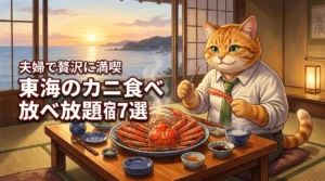 東海でカニ食べ放題が人気の宿7選！大人夫婦が贅沢に満喫するための選び方