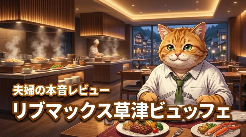 リブマックスリゾート草津温泉のビュッフェは豪華？夫婦で満足できるか正直にレビュー