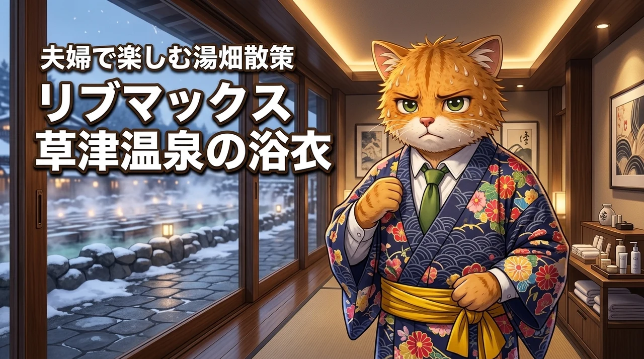 リブマックスリゾート草津温泉の浴衣は貸出あり？夫婦で湯畑散策を楽しむコツを伝授